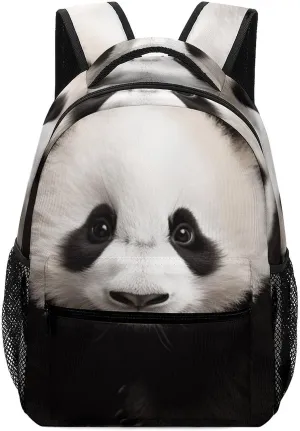 Stylish Backpack, Cute Black And White Panda Print Durable Backpack Travel Backpack Hiking Backpack Ergonomic Backpack Comfortable Backpack, Style