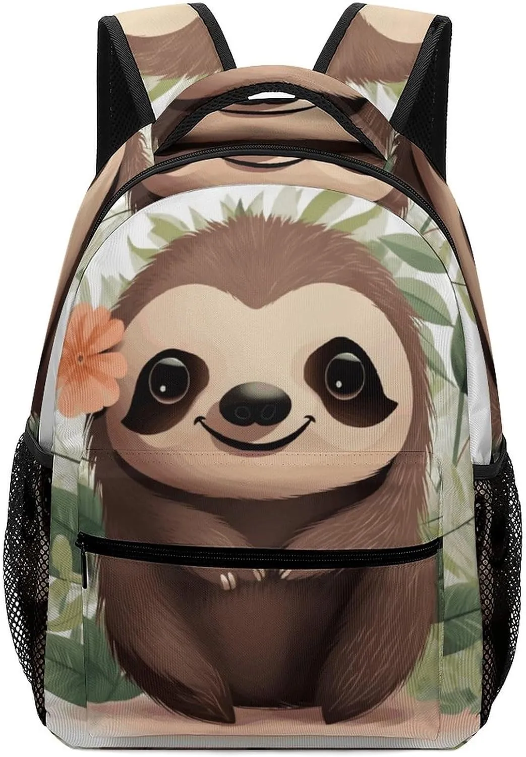 Stylish Backpack, Cute Cartoon Sloth Print Durable Backpack Travel Backpack Hiking Backpack Ergonomic Backpack Comfortable Backpack