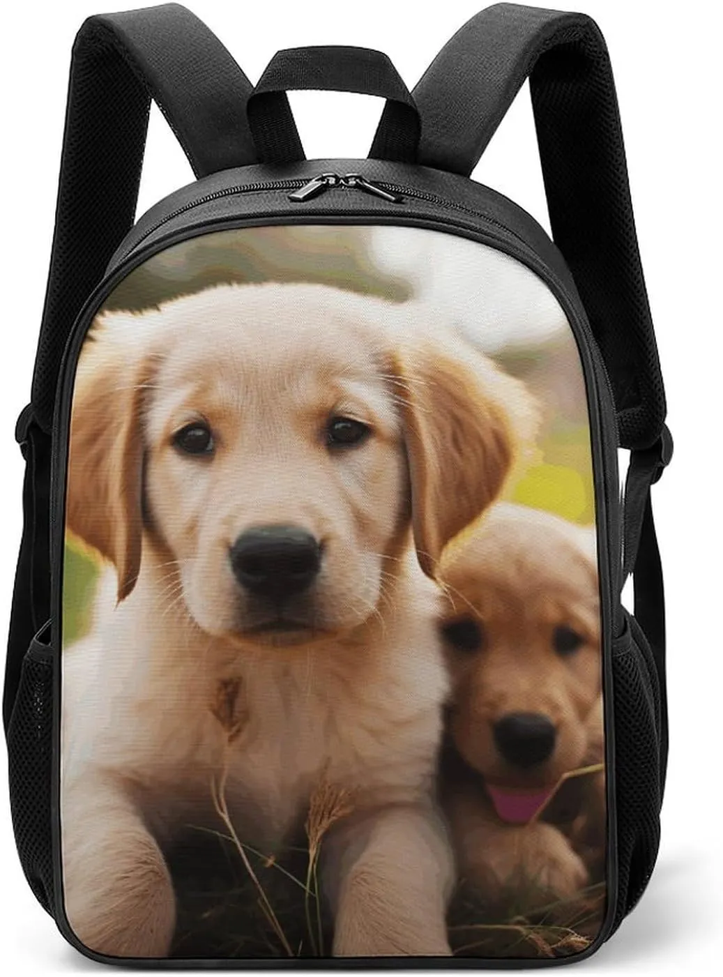 Stylish Backpack, Cute Golden Retriever Puppy Print Durable Backpack Travel Backpack Hiking Backpack Ergonomic Backpack Comfortable Backpack