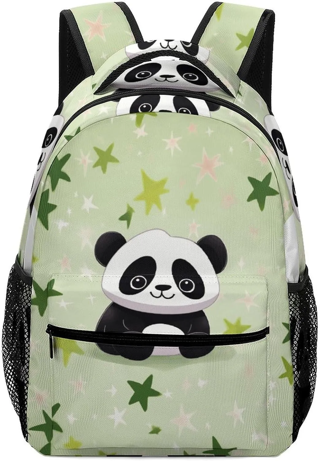Stylish Backpack, Cute Panda And Star Print Durable Backpack Travel Backpack Hiking Backpack Ergonomic Backpack Comfortable Backpack
