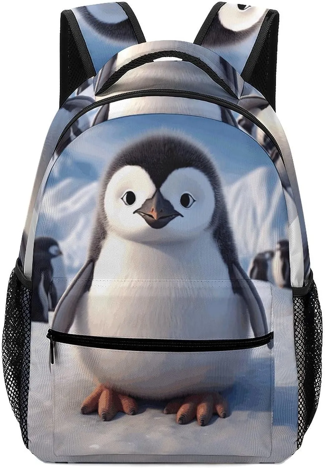 Stylish Backpack, Cute Penguin Print Durable Backpack Travel Backpack Hiking Backpack Ergonomic Backpack Comfortable Backpack