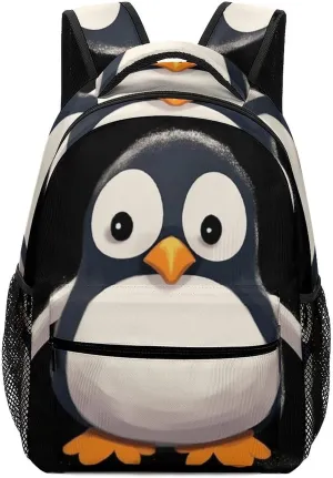 Stylish Backpack, Cute Penguinm Print Durable Backpack Travel Backpack Hiking Backpack Ergonomic Backpack Comfortable Backpack