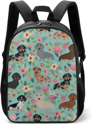 Stylish Backpack, Dachshund Print Durable Backpack Travel Backpack Hiking Backpack Ergonomic Backpack Comfortable Backpack, Style