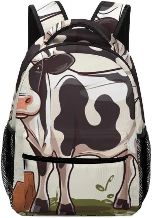 Stylish Backpack, Dairy Cow Print Durable Backpack Travel Backpack Hiking Backpack Ergonomic Backpack Comfortable Backpack, Style