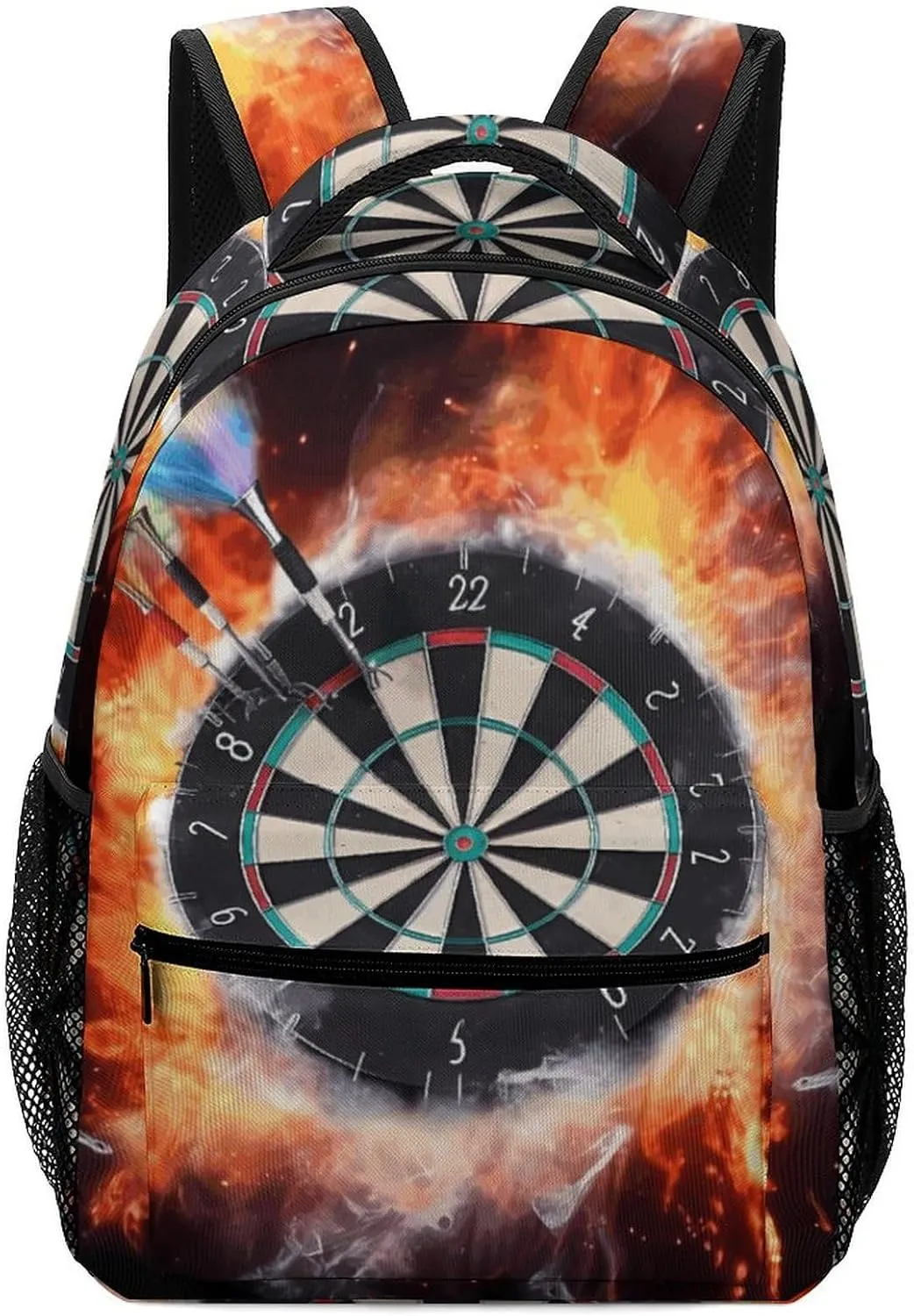 Stylish Backpack, Dart Board Print Durable Backpack Travel Backpack Hiking Backpack Ergonomic Backpack Comfortable Backpack