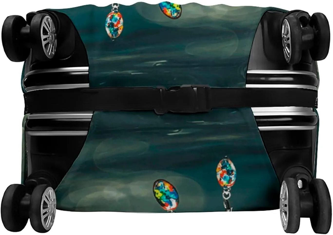 Suitcase Covers for Luggage Fishing Lure Style Fashion Luggage Cover Washable Protector Waterproof Suitcase Cover Anti-scratch Travel Suitcases Covers Case for 19-32 Inch Luggages L