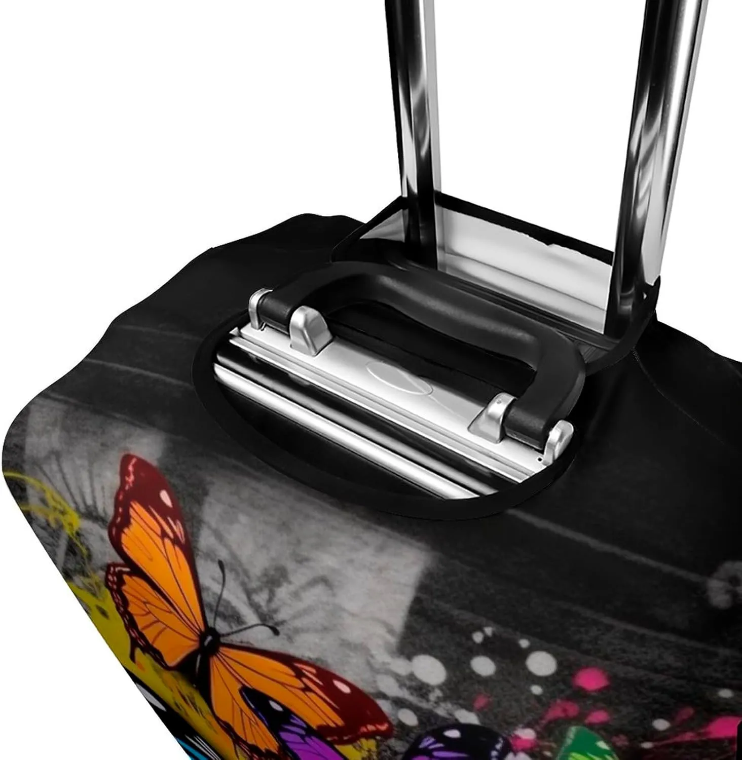 Suitcase Covers for Luggage Graffiti Butterfly Fashion Luggage Cover Washable Protector Waterproof Suitcase Cover Anti-scratch Travel Suitcases Covers Case for 19-32 Inch Luggages M