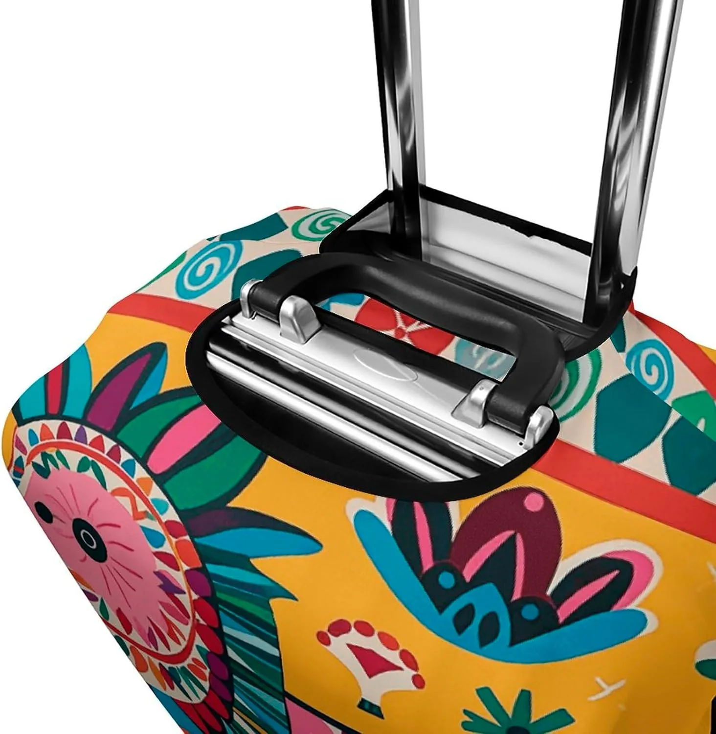 Suitcase Covers for Luggage Mexican Otomi Animal Fashion Luggage Cover Washable Protector Waterproof Suitcase Cover Anti-scratch Travel Suitcases Covers Case for 19-32 Inch Luggages S
