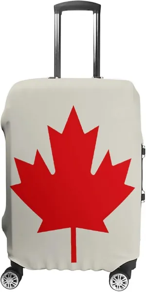 Suitcase Covers for Luggage Retro Canada Flag Pattern Fashion Luggage Cover Washable Protector Waterproof Suitcase Cover Anti-scratch Travel Suitcases Covers Case for 19-32 Inch Luggages S