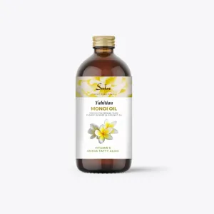 SULU ORGANICS 100% Pure Tahitian Monoi de Tahiti Body, Nail and Hair Oil (8 oz)