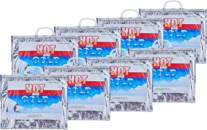 Superio Hot and Cold Insulated Bags for Food Delivery, Grocery Shopping Bags, Food Storage for Hot and Frozen Food for Travel, Disposable Cooler Bag, Reinforced Thermal Lunch Bag (8, 15.5"x13")
