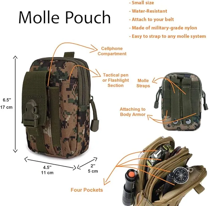 Survival Kit with First Aid and Tactical Tools, Camping Gear, Survival Gear - Gift for Men
