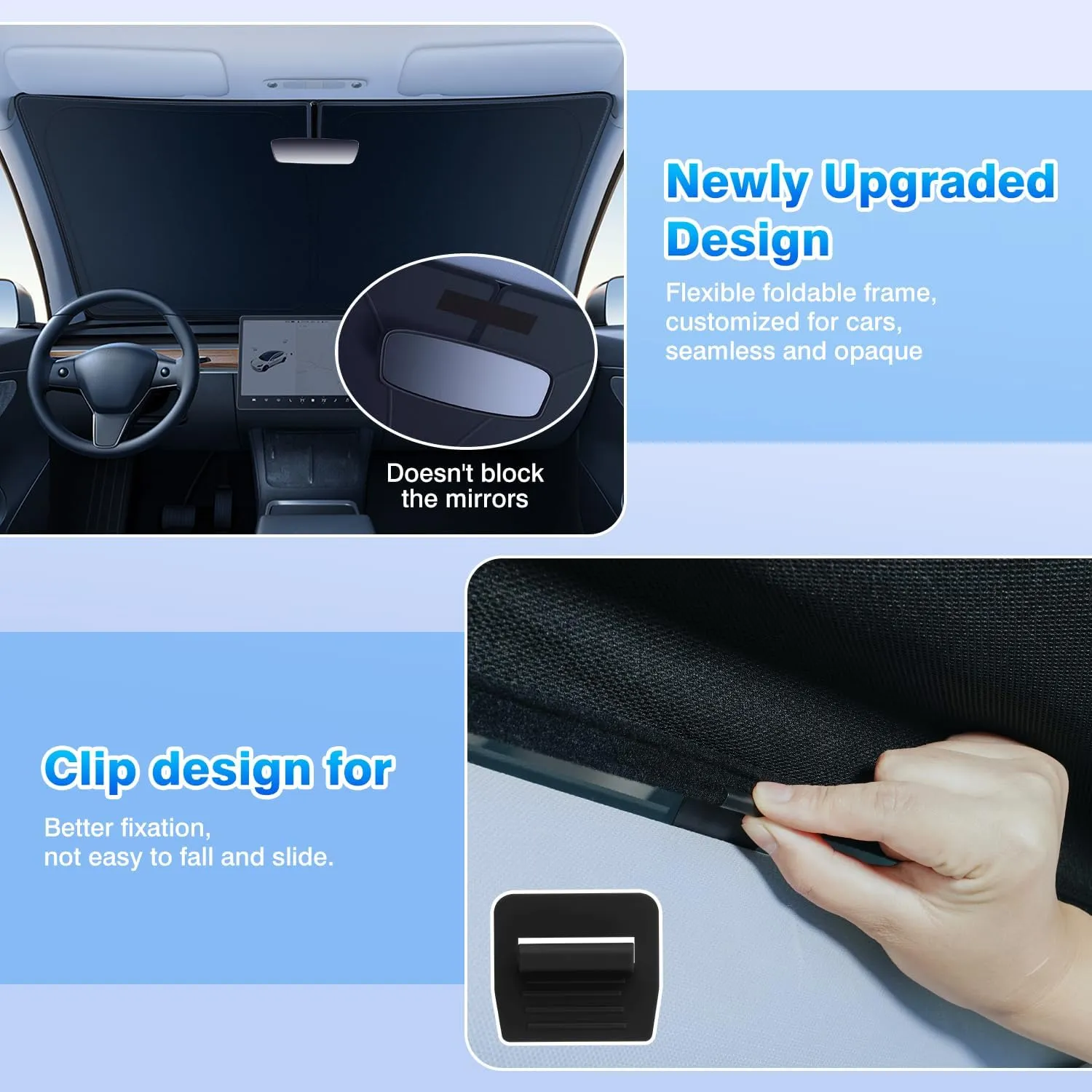 T TGBROS Window Sunshade for 2019-2024 2025 Toyota RAV4 Accessories Windshield Side Rear Window Full Set Privacy Car Sun Shades Foldable for Baby/Camping Blocks UV Rays 8PCS
