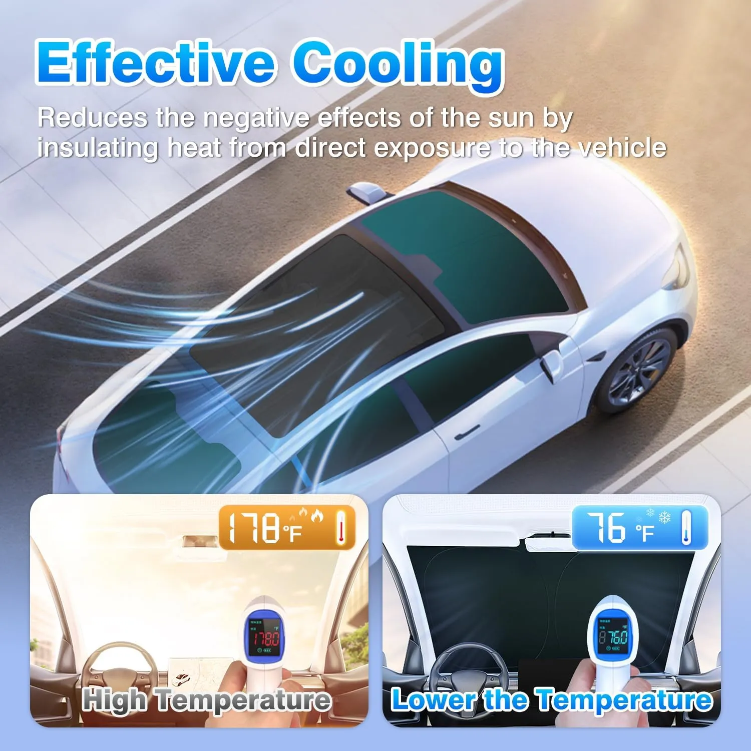 T TGBROS Window Sunshade for 2019-2024 2025 Toyota RAV4 Accessories Windshield Side Rear Window Full Set Privacy Car Sun Shades Foldable for Baby/Camping Blocks UV Rays 8PCS