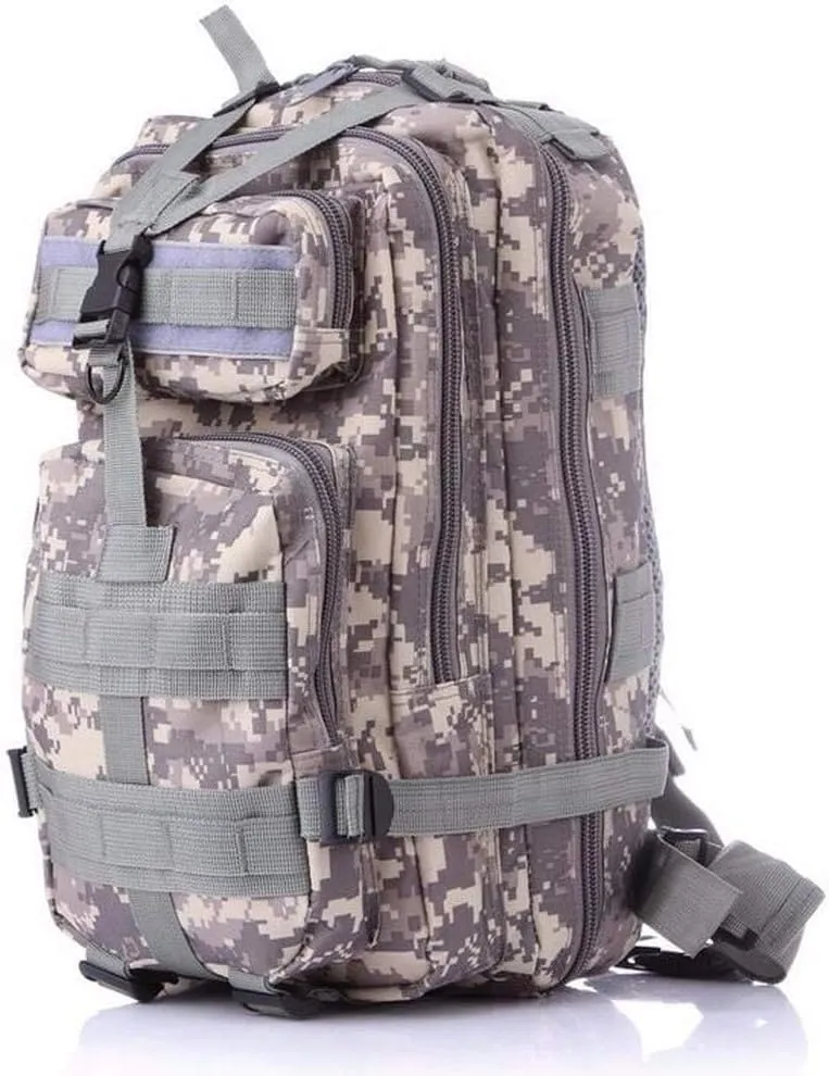 Tactical Backpack Military Army 3P Molle Backpack for Hiking Trekking Camouflage
