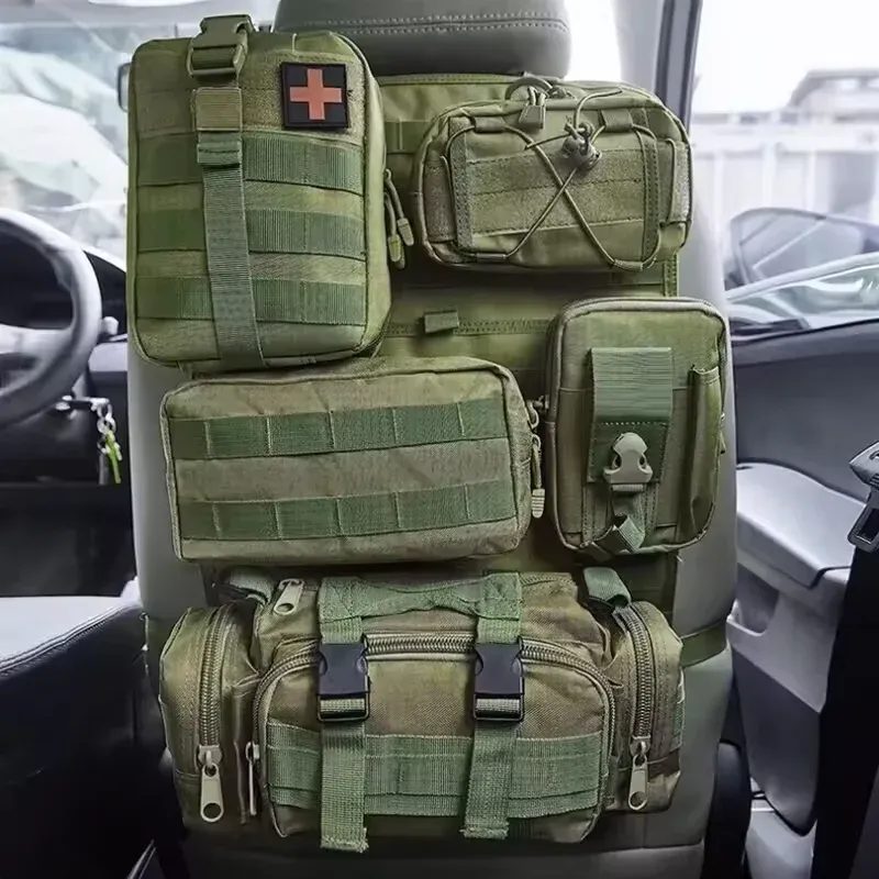 Tactical Car Seat Bug Out EDC Kit Molle Organizer - Ships from Australia