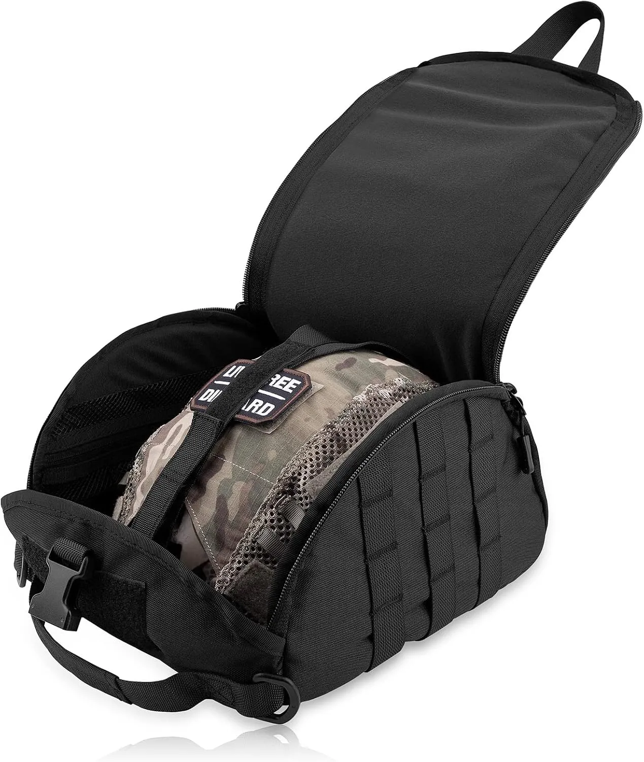 Tactical Helmet Bag Pack,Multi-Purpose Molle Storage Military Carrying Pouch for Sports Hunting Shooting Combat Helmets. …