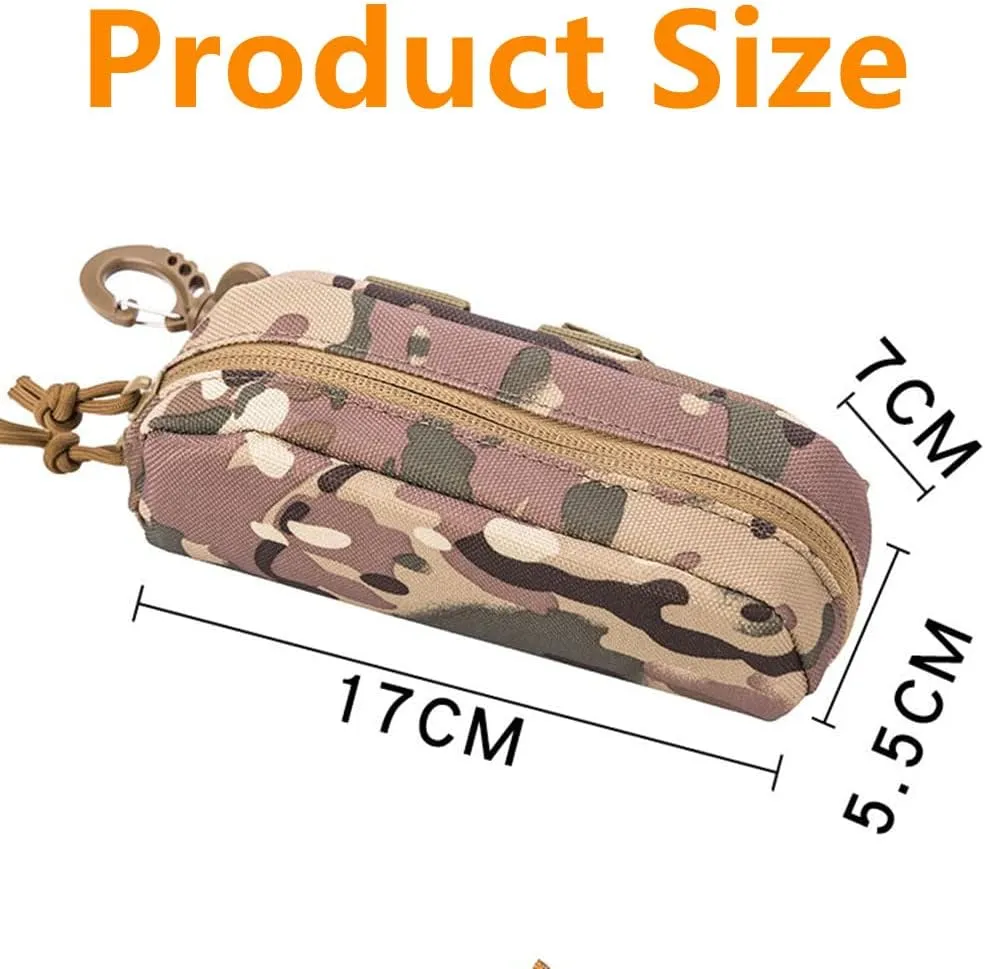 Tactical MOLLE Glasses Case Shockproof Protective Box Portable Eyeglasses Cases Eyewear With Belt Clip