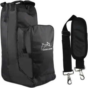 Tall Boot and Helmet Carrier - Waterproof 3 in 1 Equestrian Travel Bag for Horse Riding, Large Capacity, English Bag Carry All