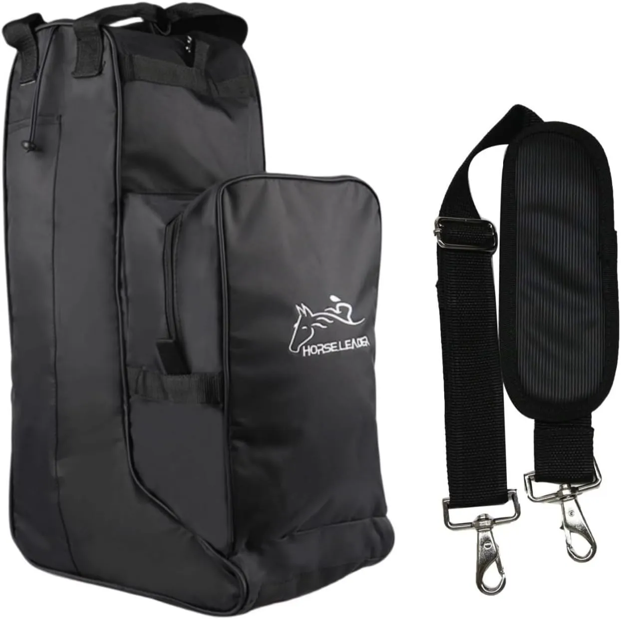 Tall Boot and Helmet Carrier - Waterproof 3 in 1 Equestrian Travel Bag for Horse Riding, Large Capacity, English Bag Carry All