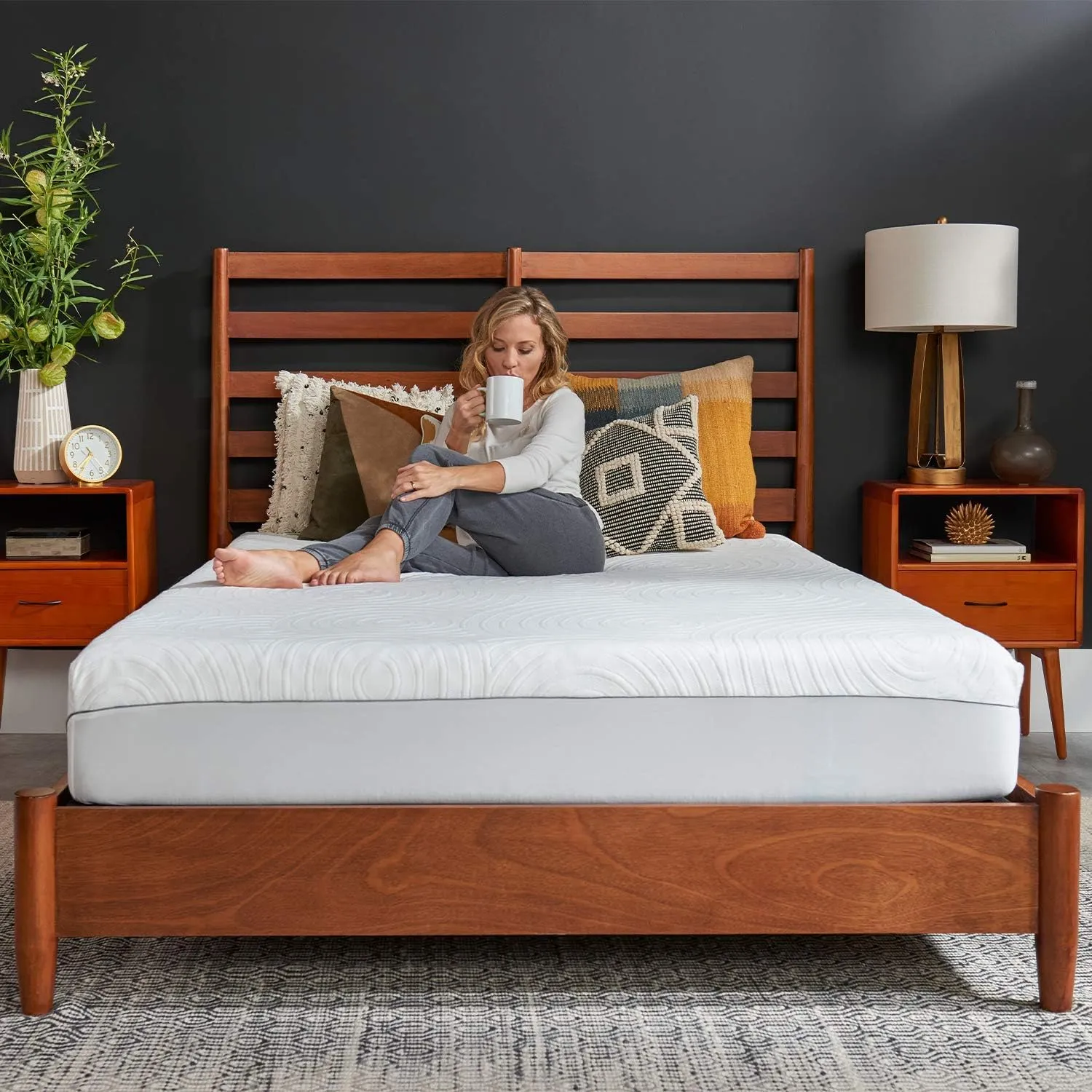 Tempur-Pedic TEMPUR-Protect Waterproof Mattress Protector, King, White