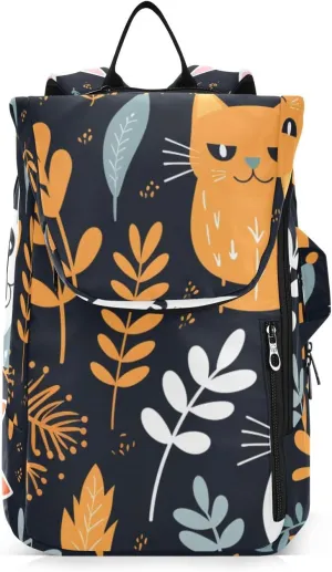 Tennis Bag Tennis Backpack for Women Men, Tennis Bag Holds 2 Rackets, Pickleball Paddles Balls, Badminton Squash, Cute Cat (11) (1)