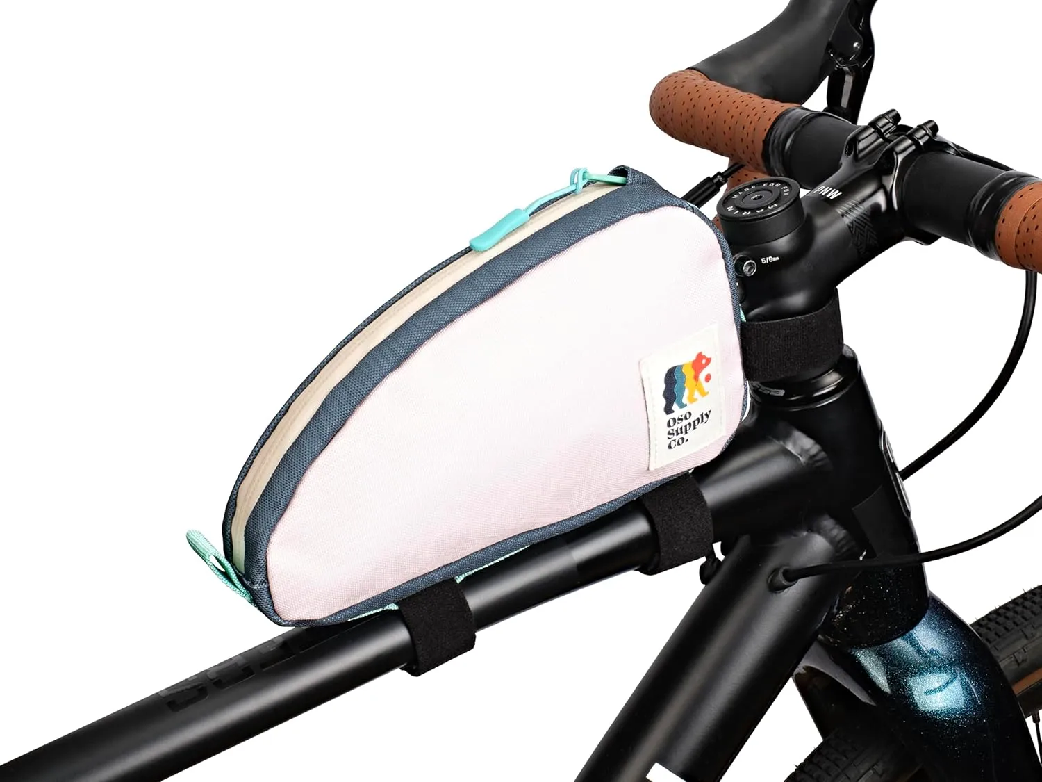 Top Tube Bike Bag Bicycle Front Frame Bag Bike Accessories Pouch (Cascade Green)
