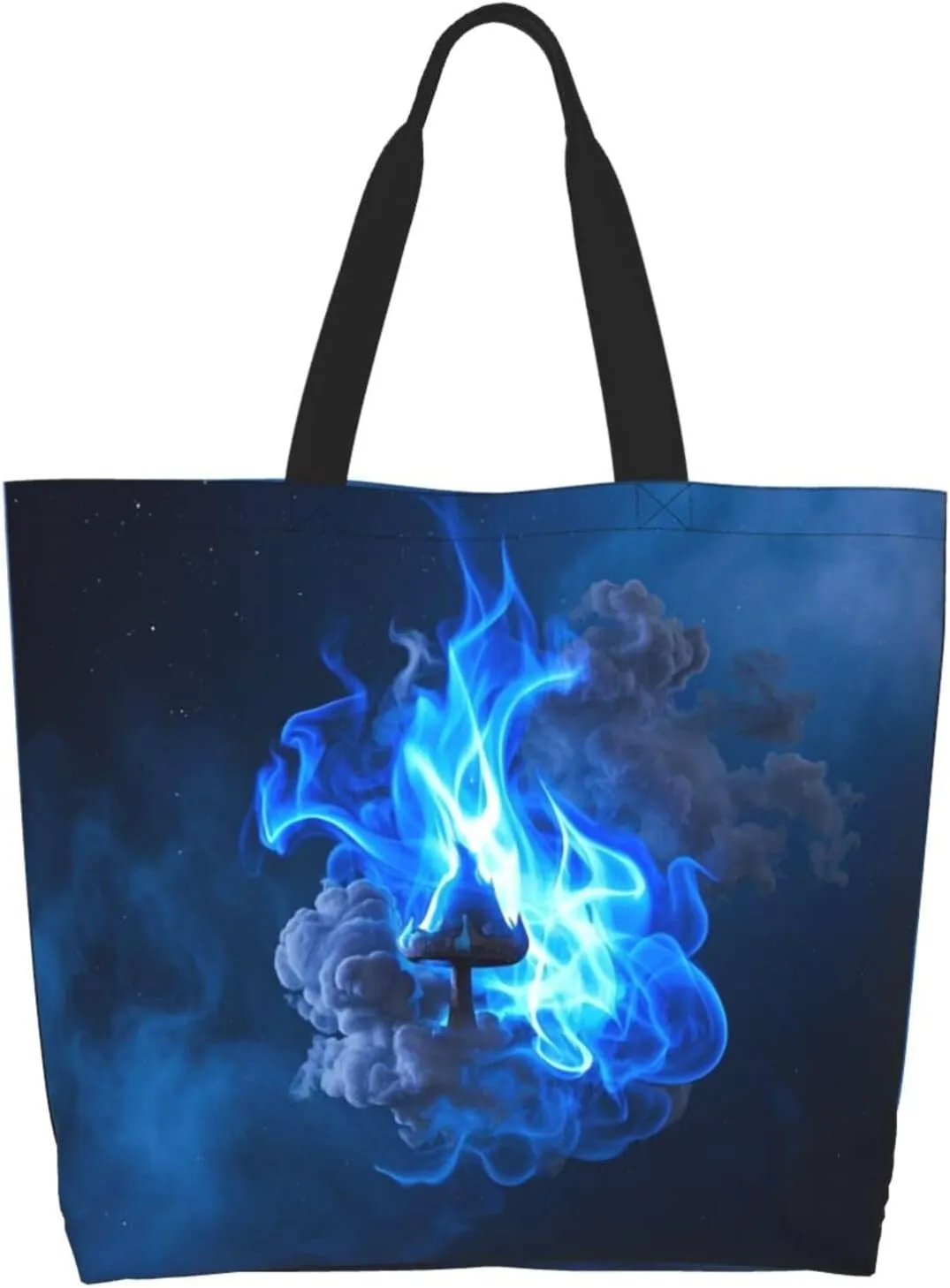 Tote Bag for Women Camouflage Deer Grocery Bag Foldable Shopping Bags Reusable Large Tote Bag