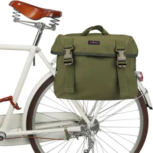 TOURBON Bike Bag Panniers can be Separated into 2 Shoulder Bags, 22L Bicycle Saddlebag Rear Rack Bag with Reflective Stripe for Ebike Commuter Grocery Shopping Travel Carrier