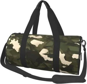 Travel Bag For Women,Army Camouflage Print Personal Item Duffle Bags,Weekend Travel Duffel Tote Bag,Travel Sport Gym Bag For Men,Airplane Travel Essentials For Flying