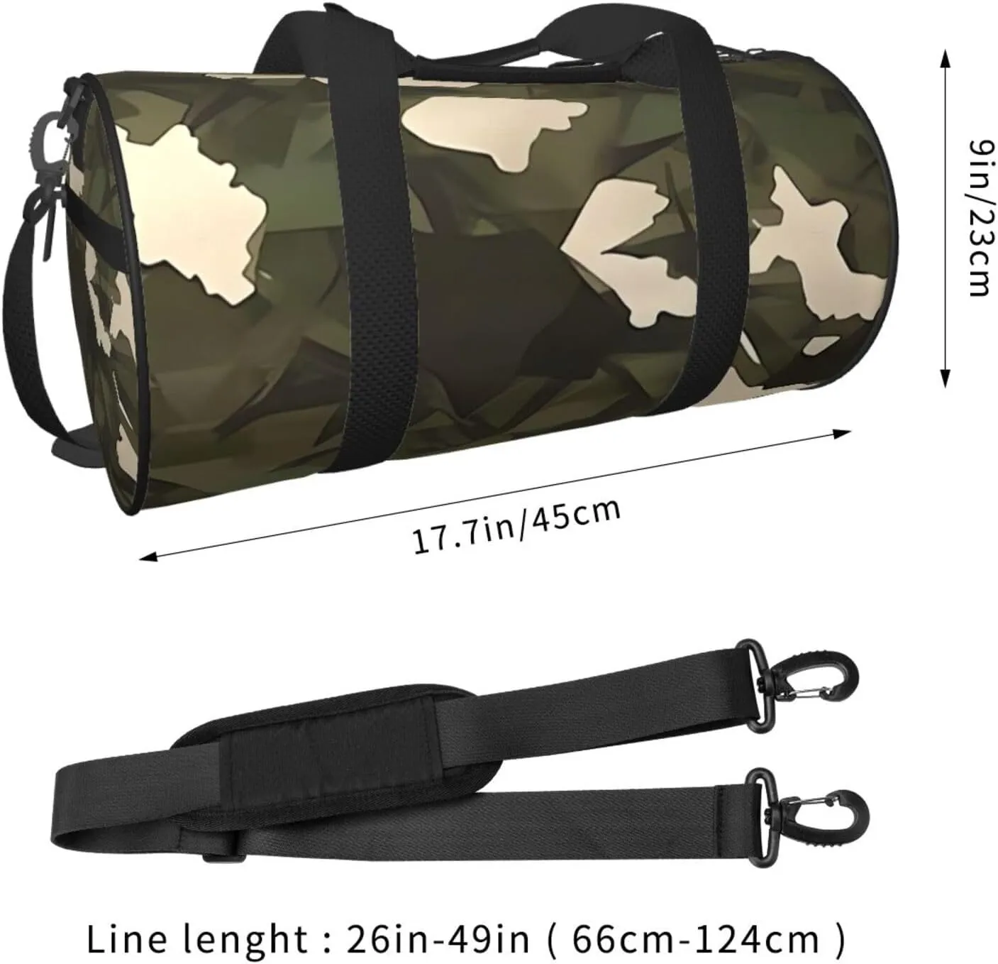 Travel Bag For Women,Large Camouflage Print Personal Item Duffle Bags,Weekend Travel Duffel Tote Bag,Travel Sport Gym Bag For Men,Airplane Travel Essentials For Flying