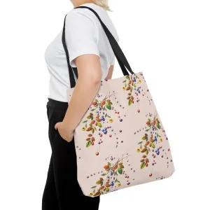 Trendy Tote Bag with Stunning Berries Pattern