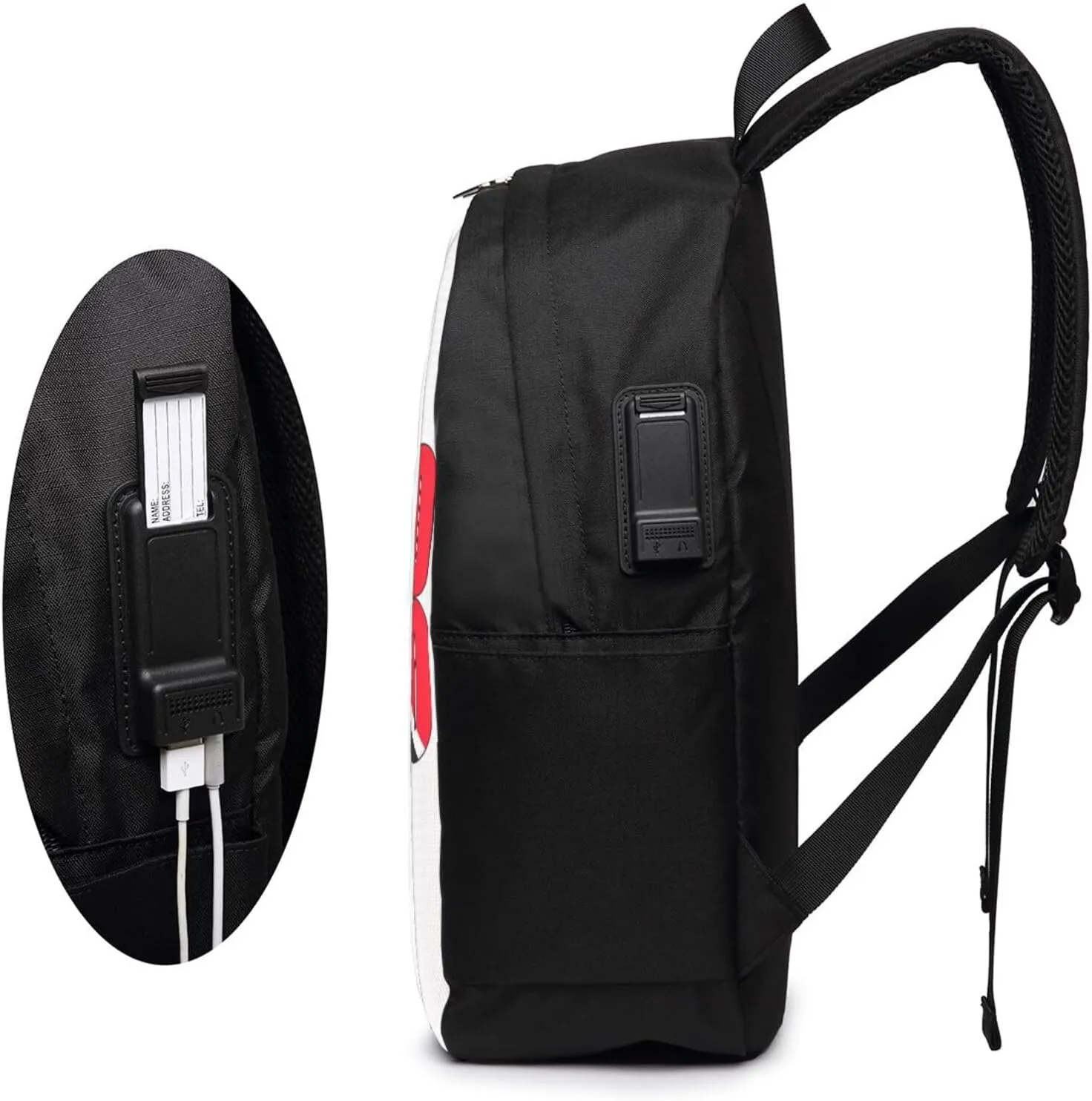 Trinidad and Tobago Flag Travel Backpack 17-Inch Laptop Backpacks Business Rucksack Casual Sport Daypack with USB Charging Port Carry-on Bag for Camping Biking