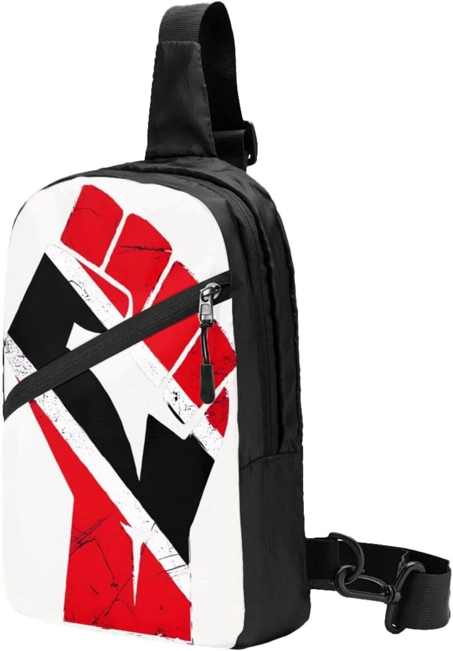 Trinidad Strong Tobago Flag Crossbody Bag Portable Sling Bags Foldable Chest Daypack Reusable Sports Shoulder Backpack Diagonally Casual Rucksack Travel Bag