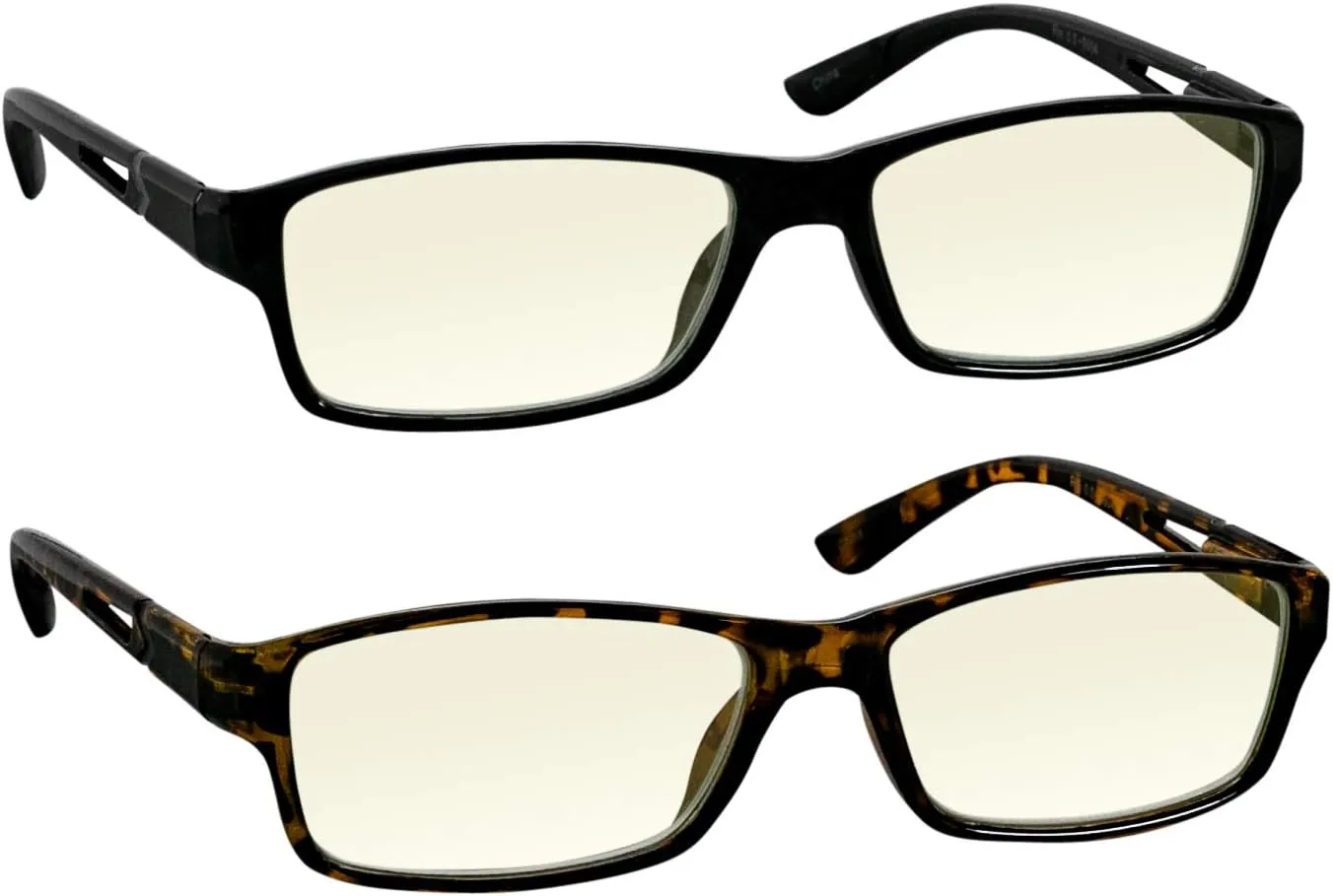 TruVision Readers Blue Light Blocking Reading Glasses 9604HP with Comfort Spring Hinges for Men and Women