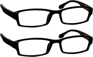 TruVision Readers OTC Reading Glasses, Comfort Spring Hinges for Men and Women, 9501-2 Pk