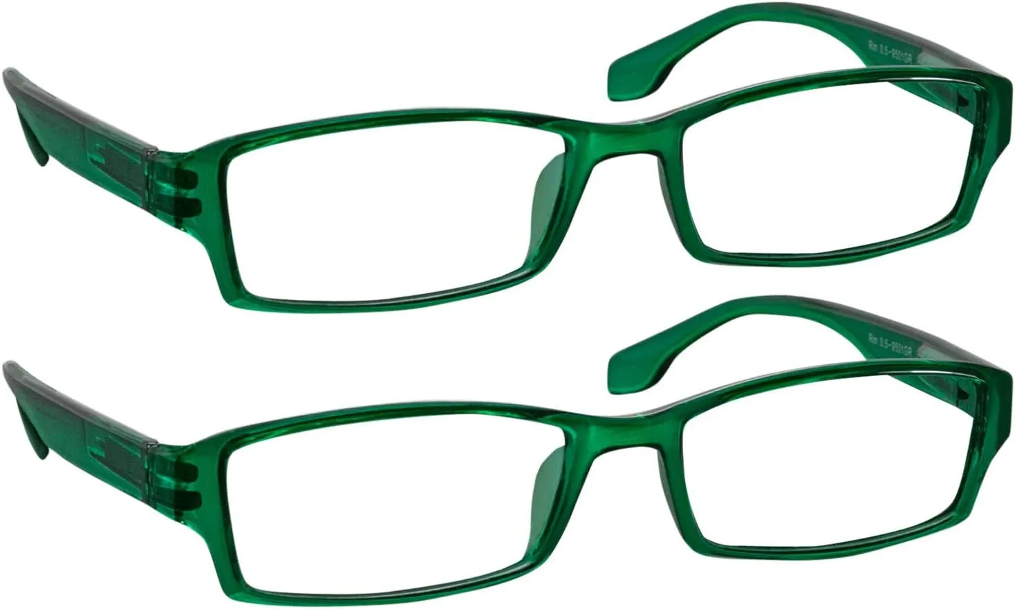 TruVision Readers OTC Reading Glasses, Comfort Spring Hinges for Men and Women, 9501-2 Pk