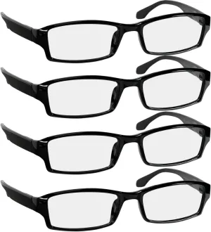 TruVision Readers Reading Glasses, Comfort Spring Hinges for Men and Women, 9501HP
