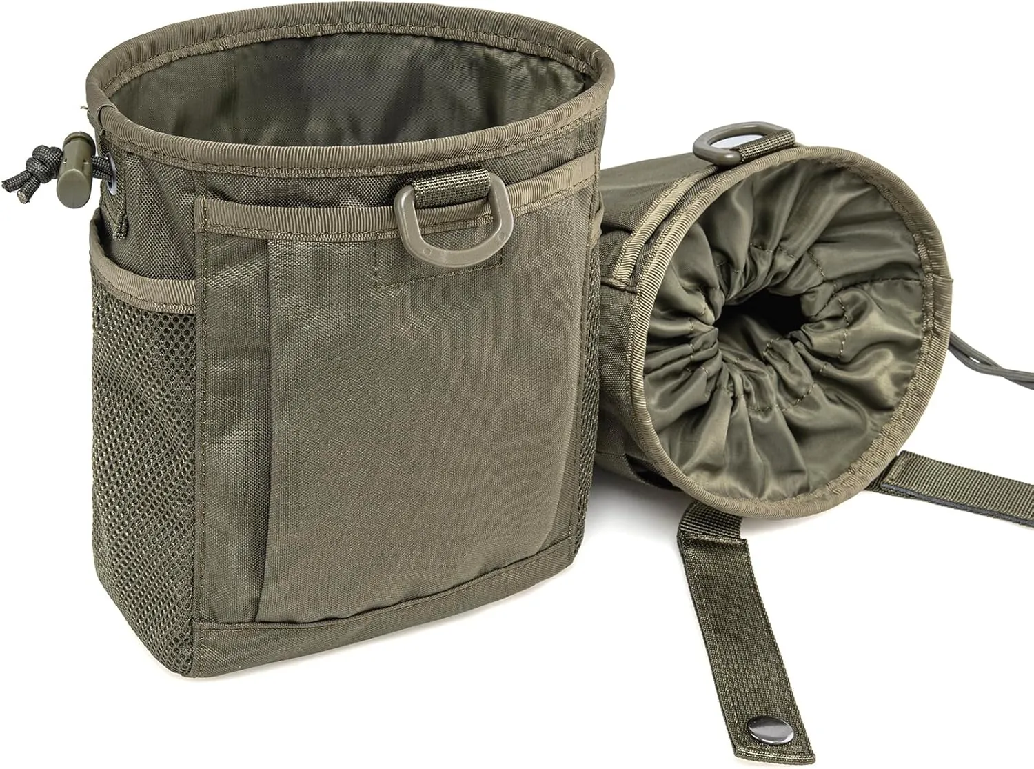 TSPRO MOLLE Tactical Dump Pouch with Adjustable Drawstring Closure for Magazines, Ammo, Tactical Vests & Duty Belts