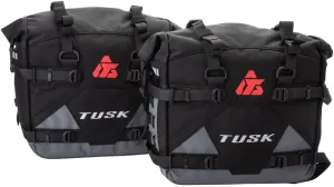 Tusk Pannier Racks with Tusk Pilot Pannier Bags Black/Grey for KTM 1190 Adventure 2013-2016