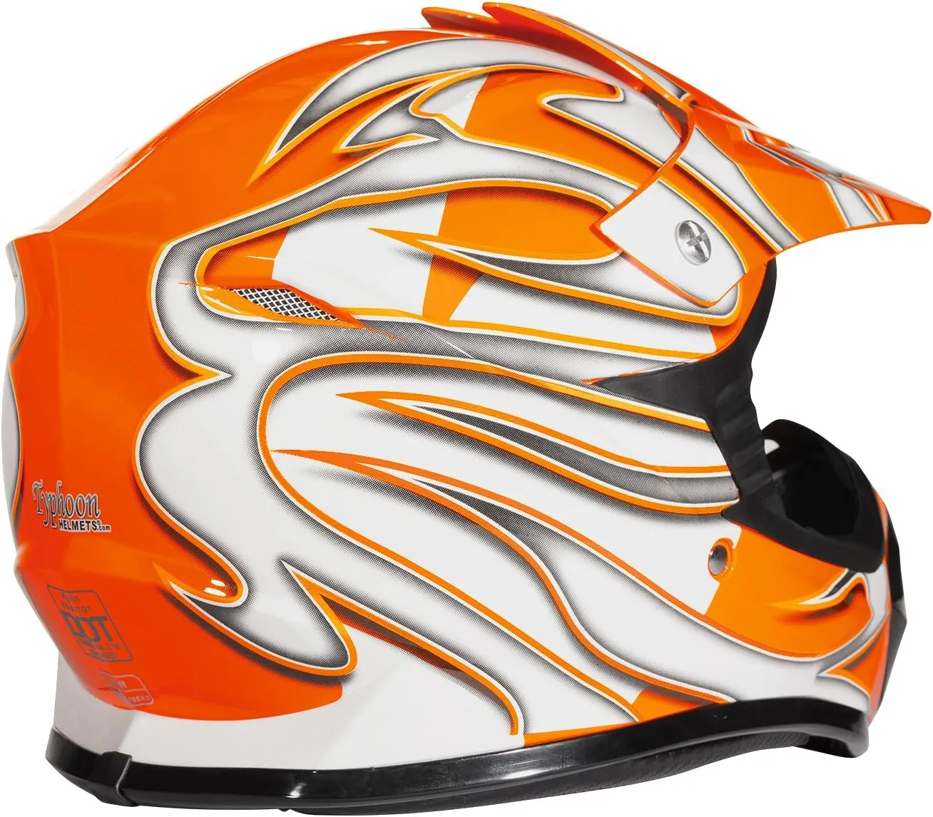 Typhoon Youth Dirt Bike Helmet Off Road ATV Motorcycle MX Kids Motocross