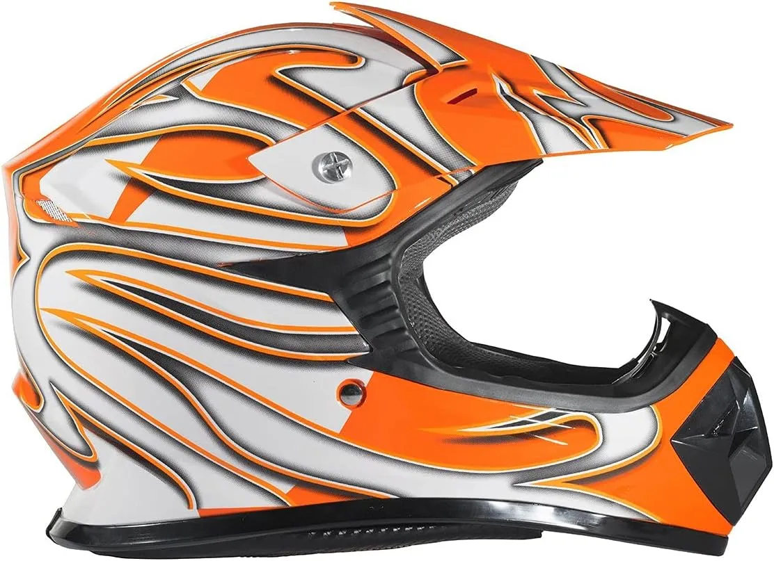 Typhoon Youth Dirt Bike Helmet Off Road ATV Motorcycle MX Kids Motocross