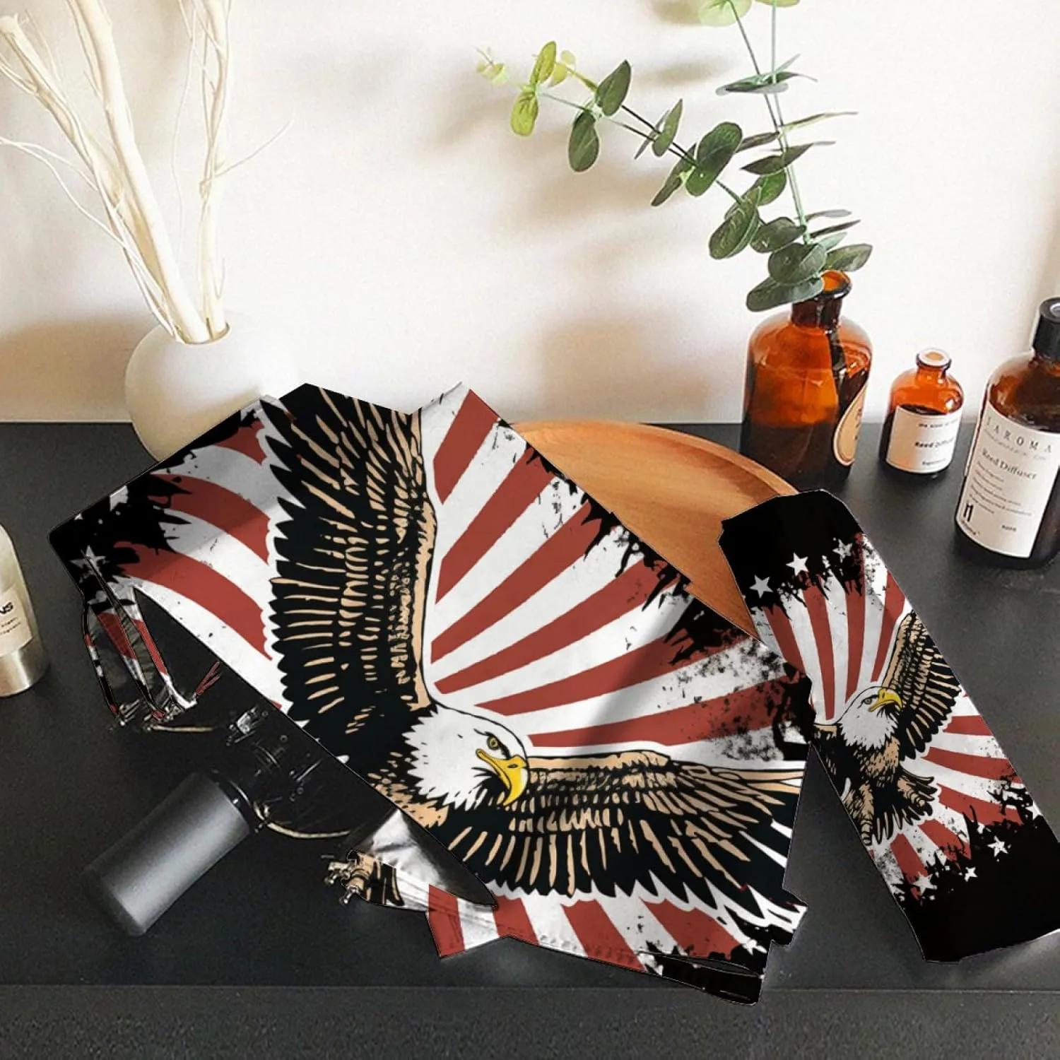 umbrella Travel Umbrella Anti-UV Umbrellas Strong Compact Umbrella,8 Reinforced Fiberglass Ribs Ergonomic Handle,for Men and Women