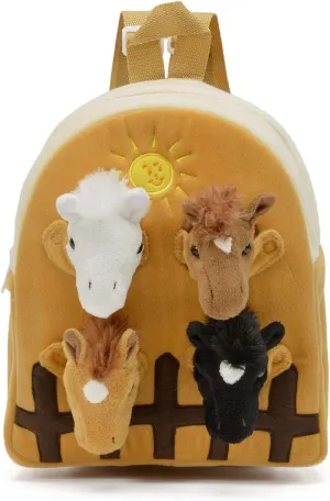 Unipak 7177FA-H Farm Horse Animal Backpack, 11-inch Height