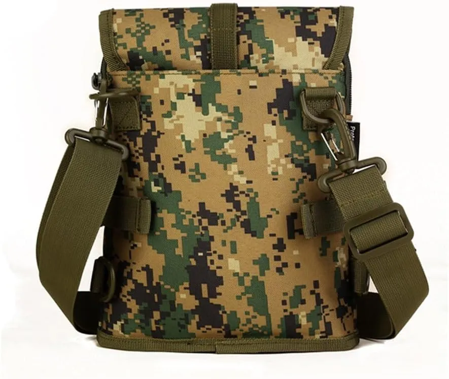 UNISTRENGH Tactical Sling Bag Military Daypack Casual Shoulder Bag Crossbody Duty Gear Molle Chest Pack for Hunting Fishing (Jungle-camouflage)