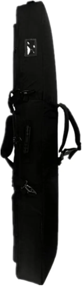 UNISTRENGH Wheelie Fully Padded Snowboard Bag - Air Travel Roller Snowboarding Carry-on Duffel Bag Storage for Board, Boots, Helmet and Snow Skiing Gear