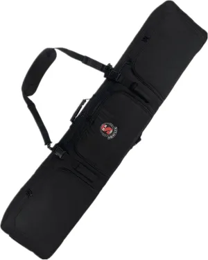 UNISTRENGH Wheelie Fully Padded Snowboard Bag - Air Travel Roller Snowboarding Carry-on Duffel Bag Storage for Board, Boots, Helmet and Snow Skiing Gear