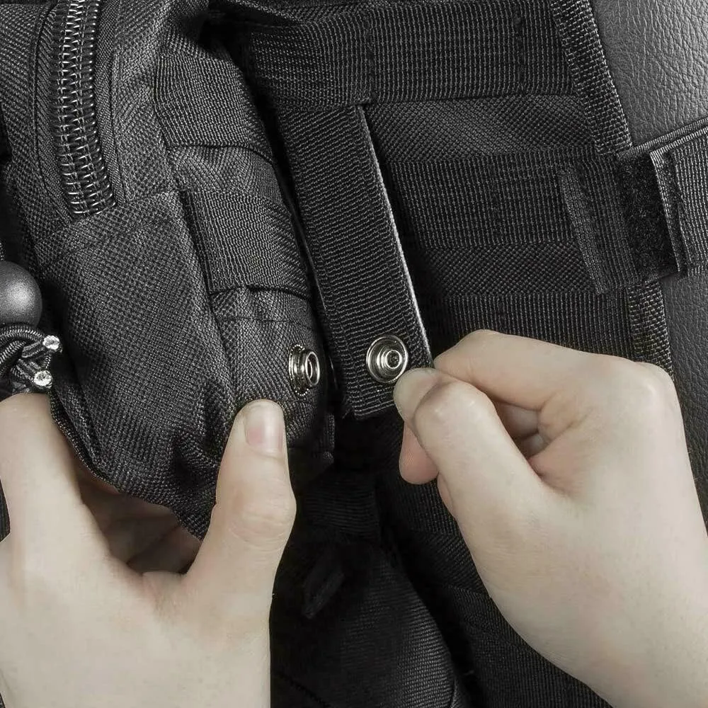 Universal Tactical Seat ​Back Organizer Vehicle Molle Panel Organizer Storage Bag with 5 Detachable Molle Pouch for All Vehicel Such as Jeep,Truck,SUV, Car, Ford,Chevy etc