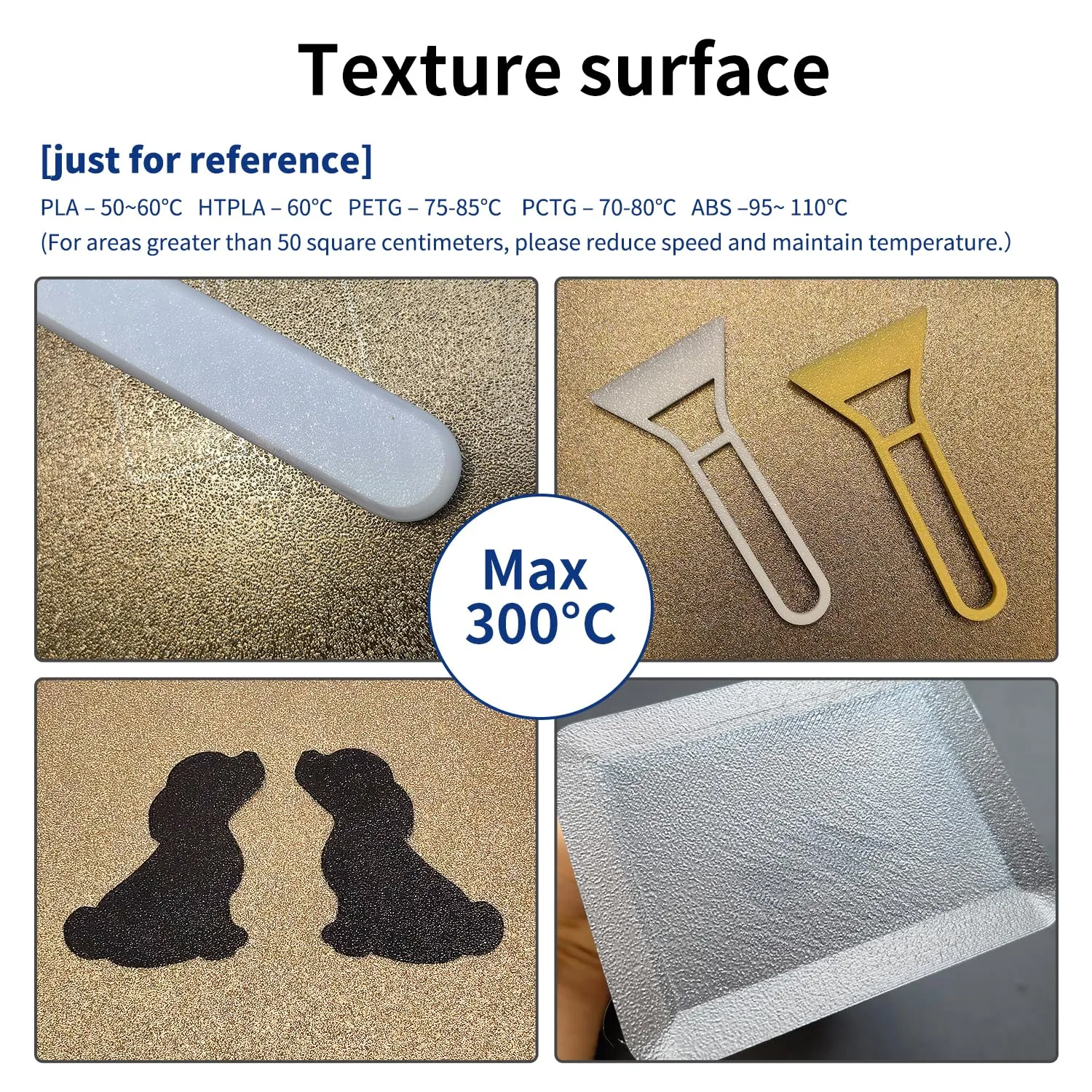 Upgraded Double Sided Textured PEI Sheet for Prusa i3 MK3S MK4, Flexible Spring Steel Build Plate Magnetic Platform 254x241mm for Prusar MK2 MK52 MK3 MK3S MK4 MK3S  MK2.5S 3D Printer.