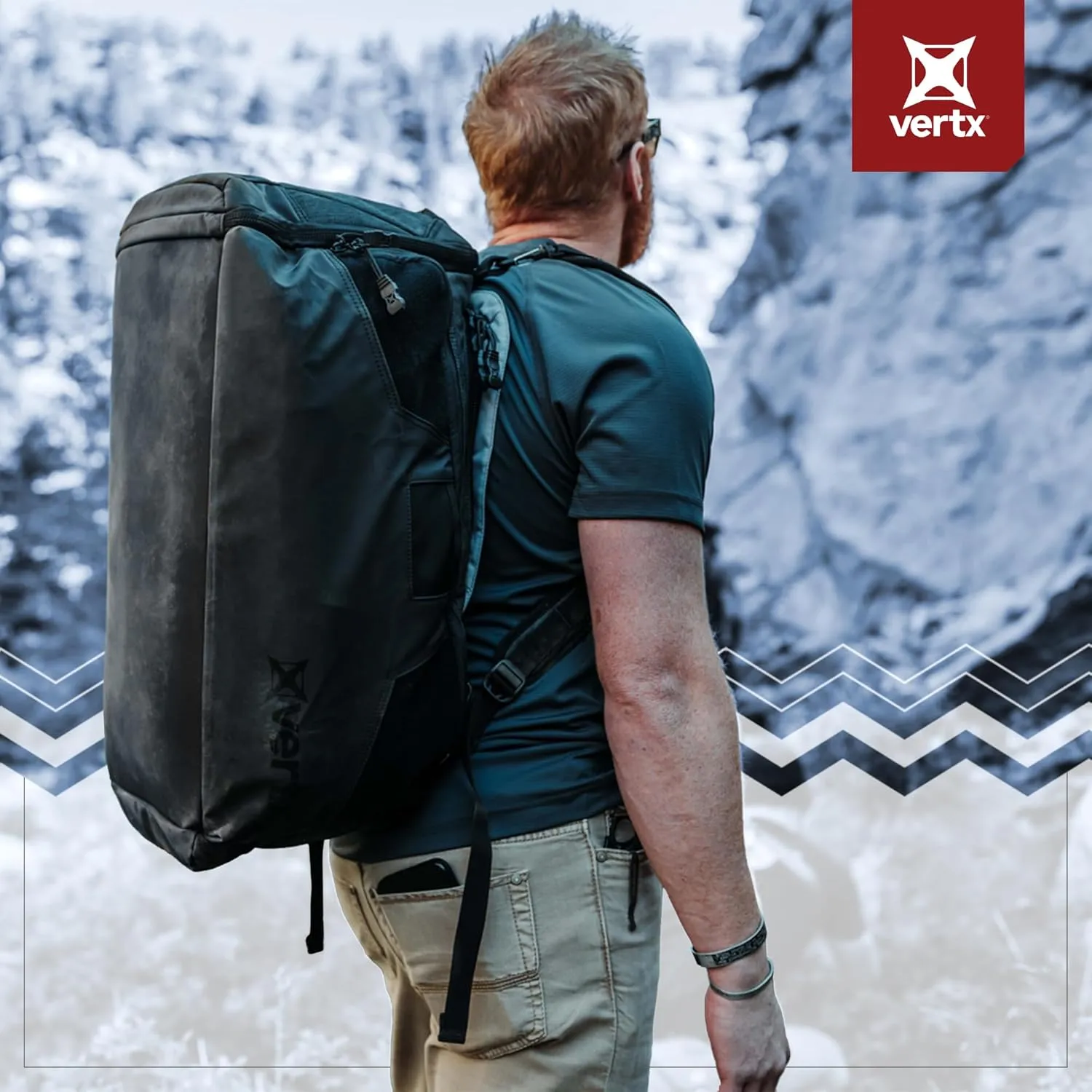 Vertx Contingency Tactical Duffle Bag, Travel Luggage Compatible with Vertx Tactigami for Survival EDC Gear
